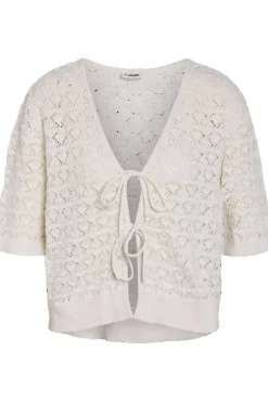 Nmlaika S/S Tie Knit Top Fwd