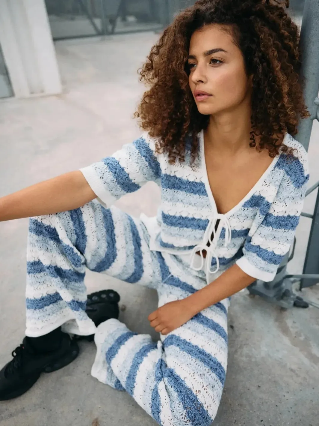 Noisy May Naika / Tie Knit Top Fwd | Amningsvänliga Kläder|Set