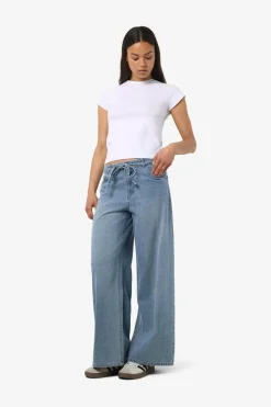 Noisy May Nmmaisy Nw Belt Loose Jeans Bs031Lb | Set|Jeans, Leggings & Byxor