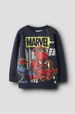 Name It Nmmdion Spider Nreg Sweat Mar | Barn Tracksuit