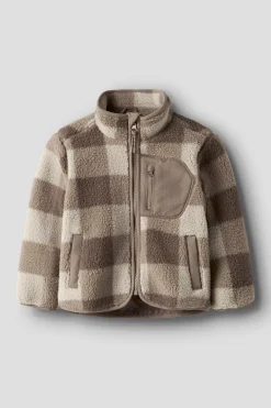 Name It Nmmmonico Sherpa Jacket Check | Barn Jackor & Kappor