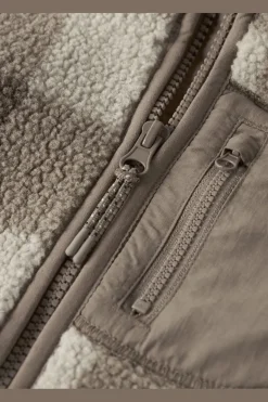 Name It Nmmmonico Sherpa Jacket Check | Barn Jackor & Kappor