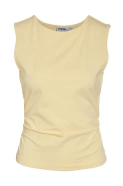 Nmmolly S/L O-Neck Ruching Top