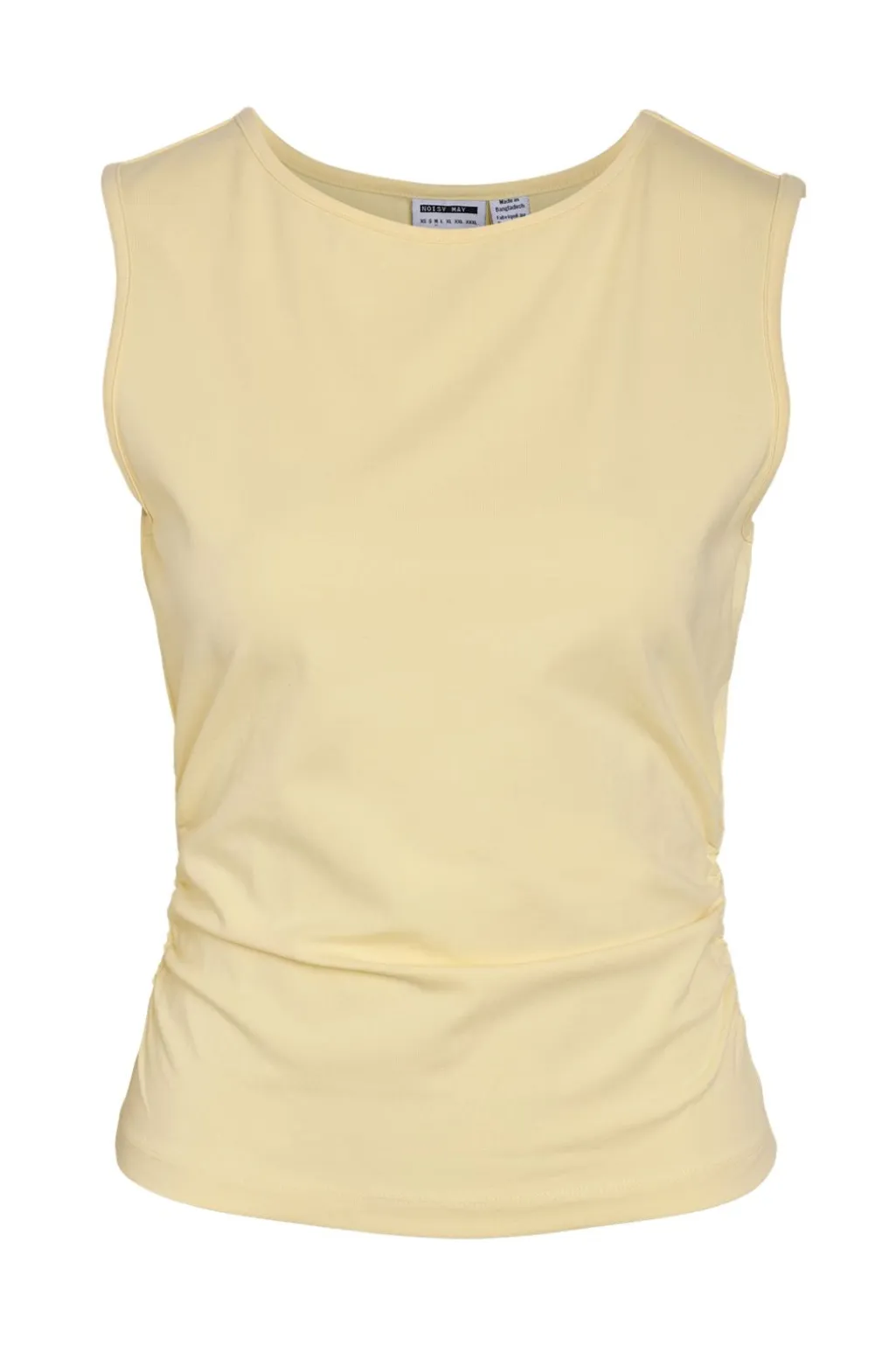 Nmmolly S/L O-Neck Ruching Top