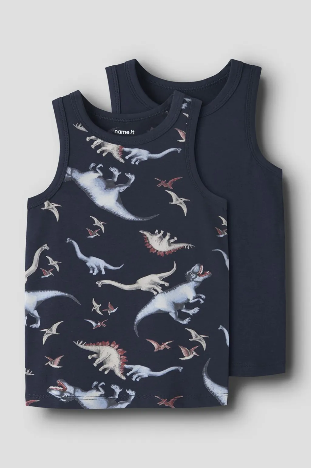 Nmmtank Top Navy Dino