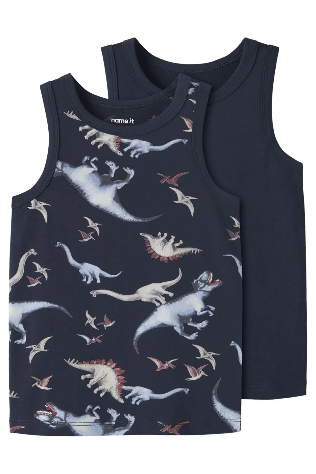 Nmmtank Top Navy Dino