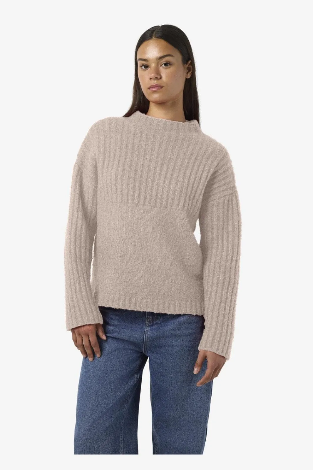 Noisy May Nnya / ooe High Neck Knit Fwd Dd | Sticka