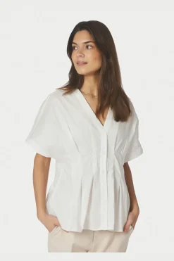 Neo Noir Nnadamma Poplin Blouse 169004 | Blusar & Skjortor
