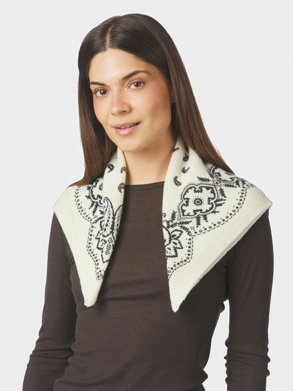 Nnadelina Paisley Knit Scarf 169506