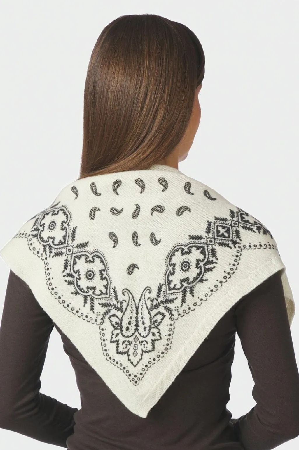 Nnadelina Paisley Knit Scarf 169506