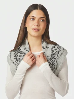 Neo Noir Nnadelina Paisley Knit Scarf 169506 | Halsdukar