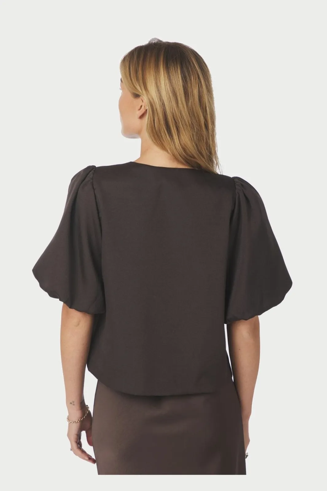 Neo Noir Nnaisa Dull Satin Blouse 164658 | Blusar & Skjortor