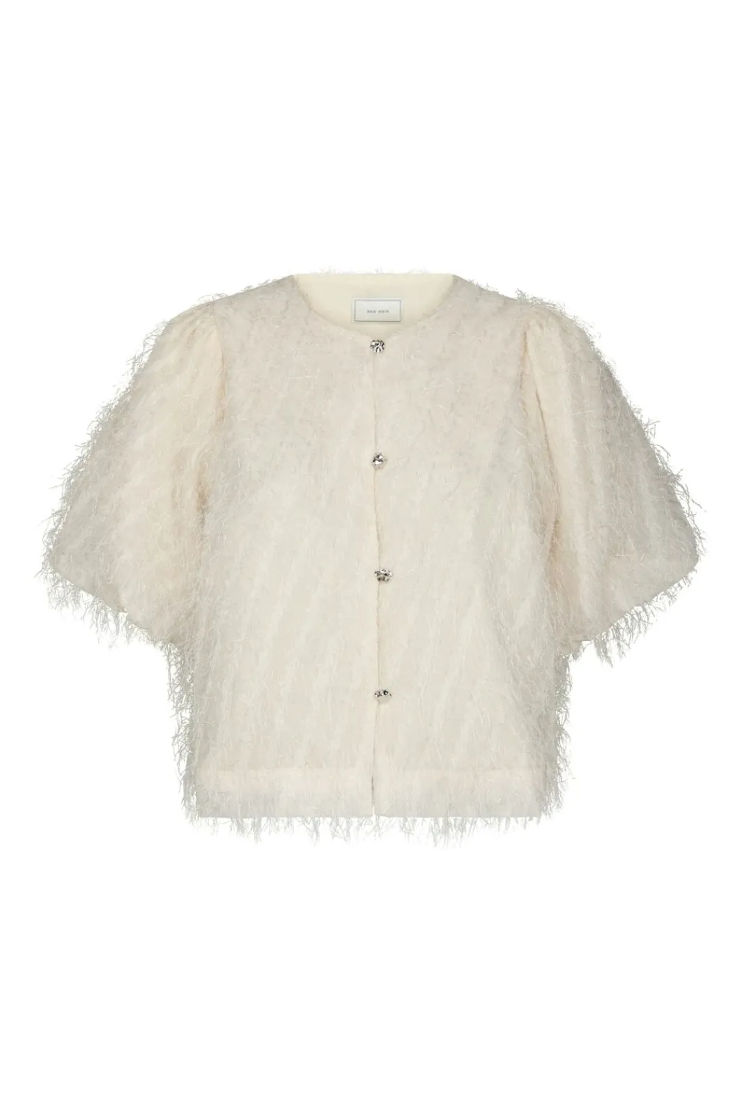 Neo Noir Nnaisa Frilly Blouse 167582 | Cardigans