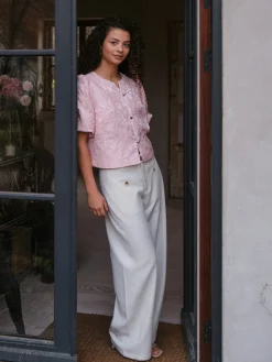 Neo Noir Nnaisa Soft Brocade Blouse 168844 | Cardigans