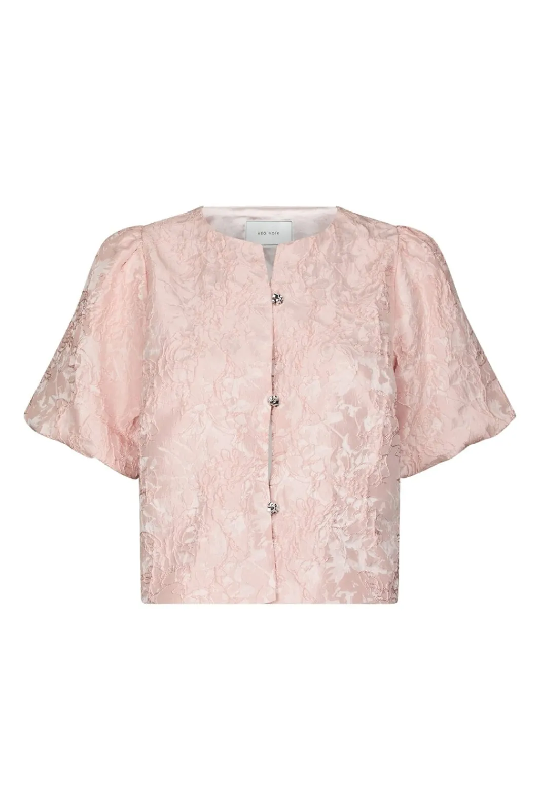 Neo Noir Nnaisa Soft Brocade Blouse 168844 | Cardigans