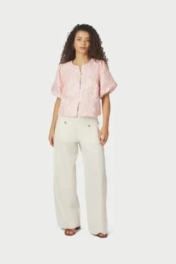 Neo Noir Nnaisa Soft Brocade Blouse 168844 | Cardigans