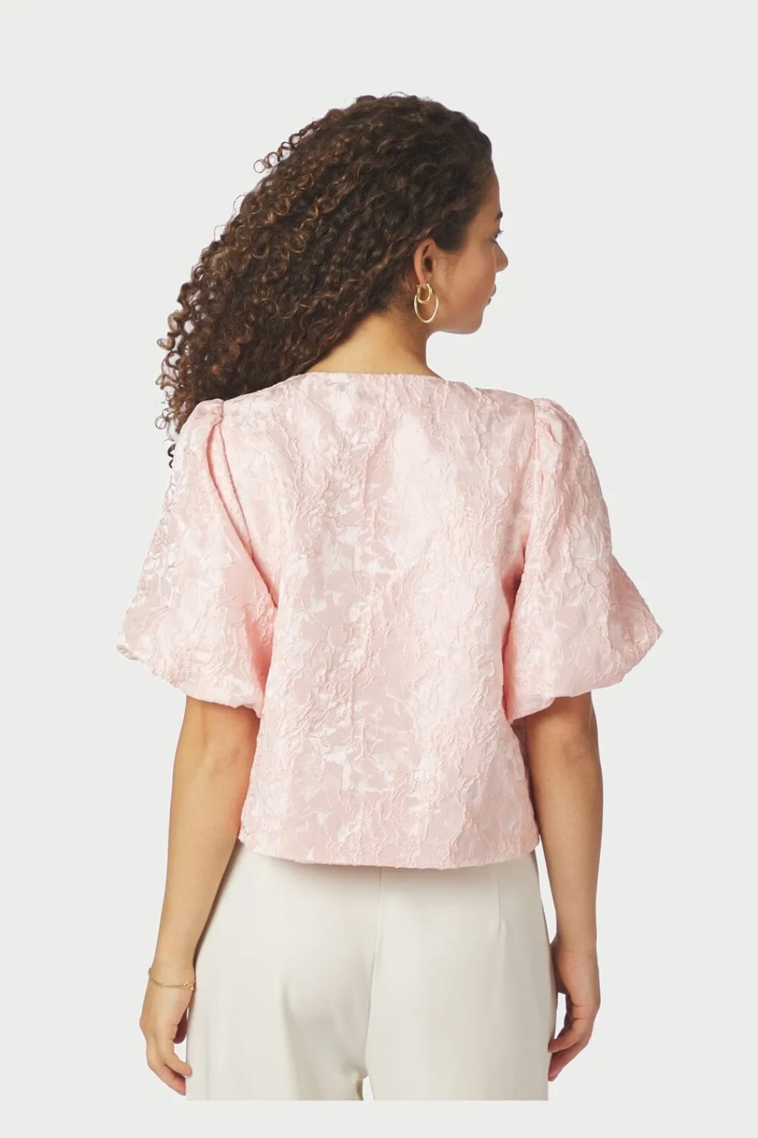 Neo Noir Nnaisa Soft Brocade Blouse 168844 | Cardigans