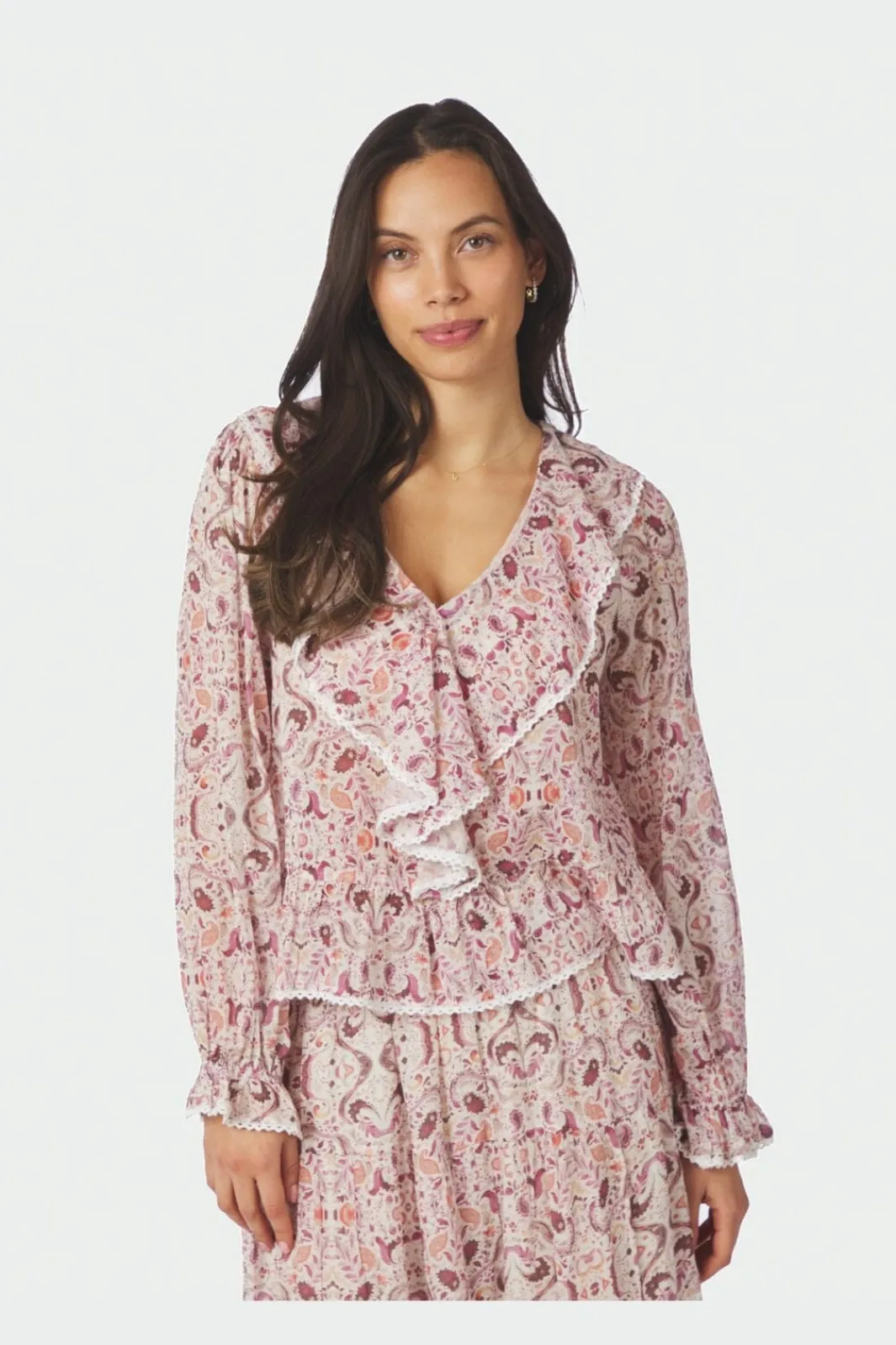 Neo Noir Nnajda Paisley Dance Blouse 167762 | Blusar & Skjortor