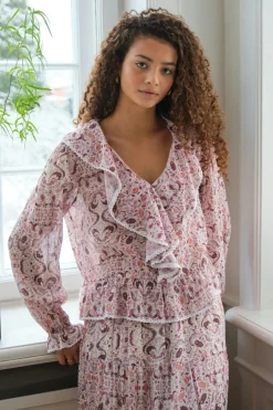 Neo Noir Nnajda Paisley Dance Blouse 167762 | Blusar & Skjortor