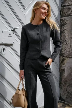 Nnamanda Herringbone Jacket 165445