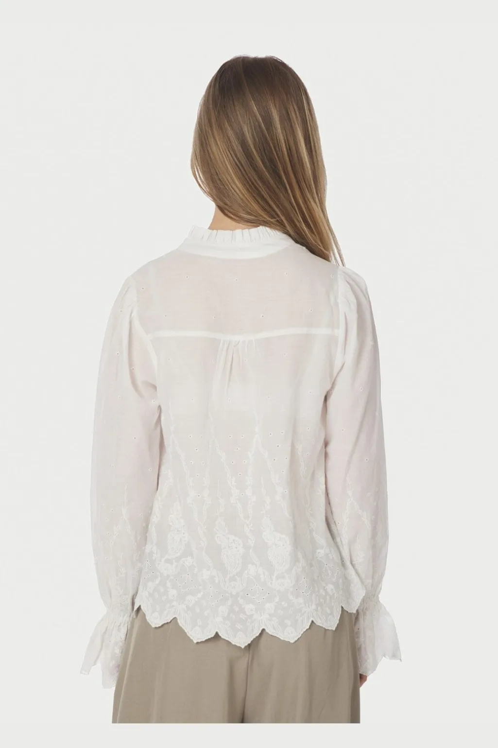 Nnamara Delicate Emb Blouse 166708