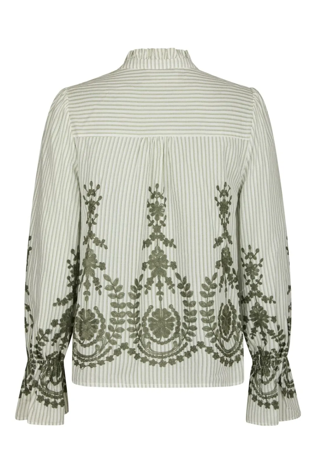 Neo Noir Nnamara Stripe Emb Blouse 163363 | Blusar & Skjortor
