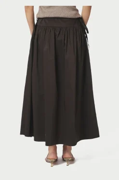 Neo Noir Nnanais Poplin Skirt 168516 | Kjolar