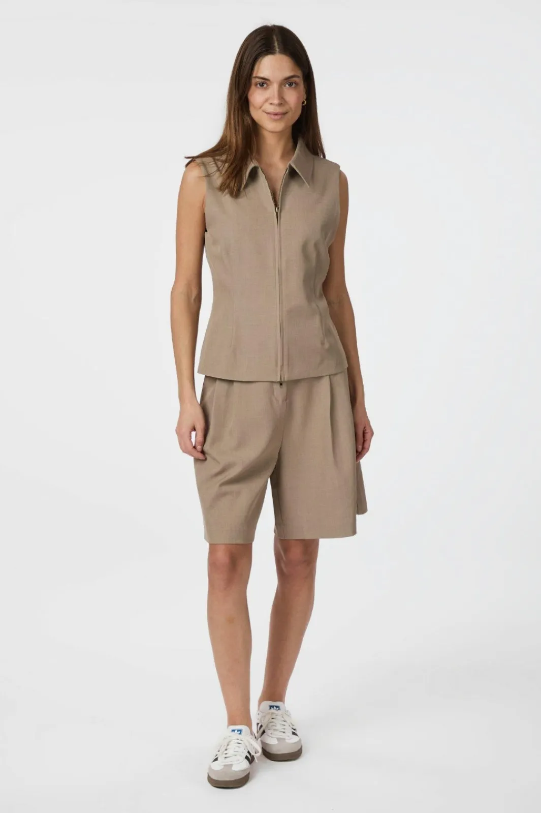 Neo Noir Nnannabella Structure Waistcoat 165355 | Västar|Set