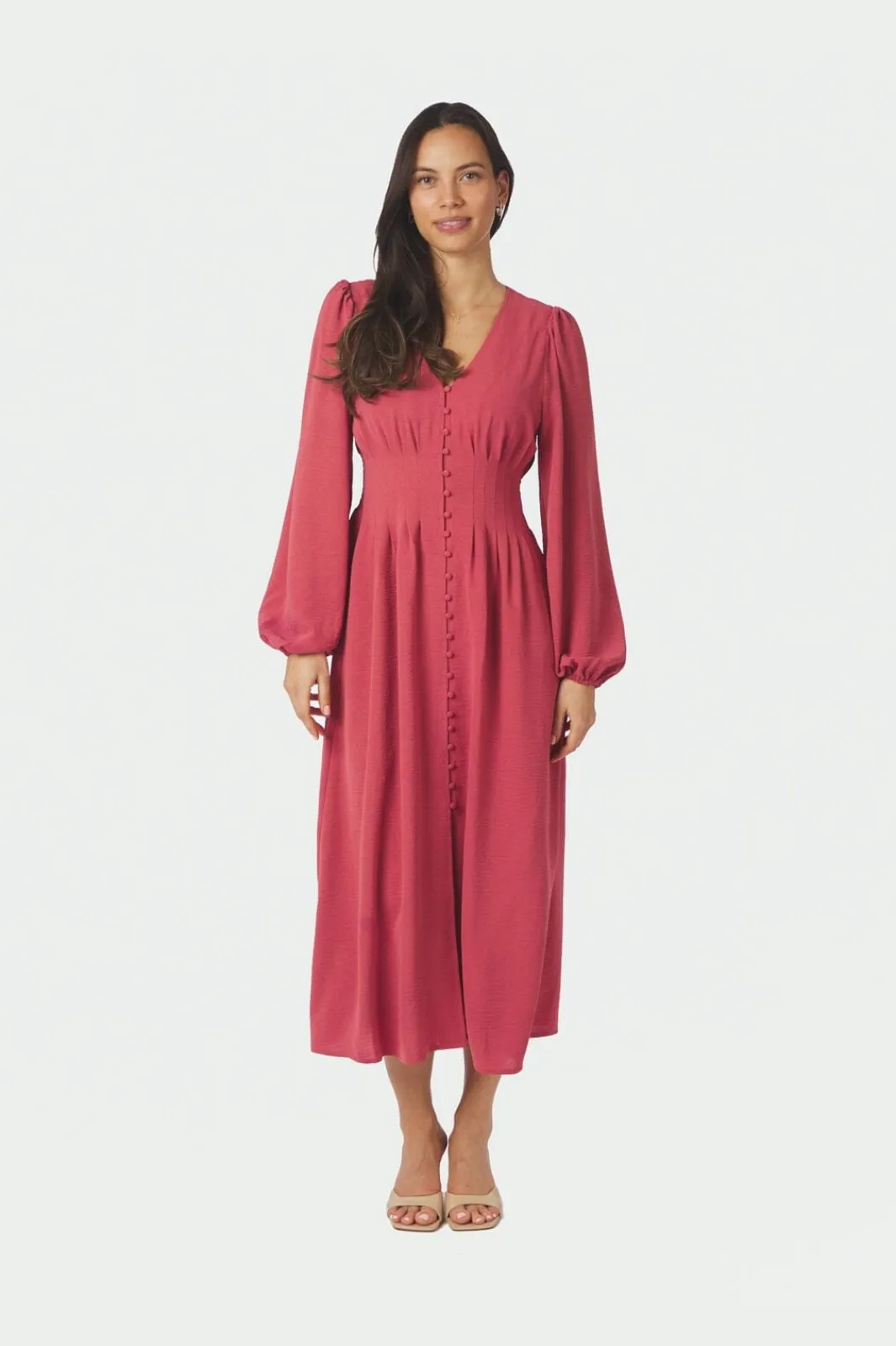 Neo Noir Nnannelie Solid Crepe Dress 169135 | Klänningar