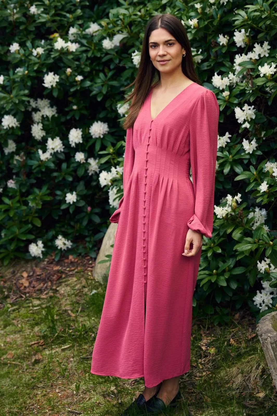 Neo Noir Nnannelie Solid Crepe Dress 169135 | Klänningar