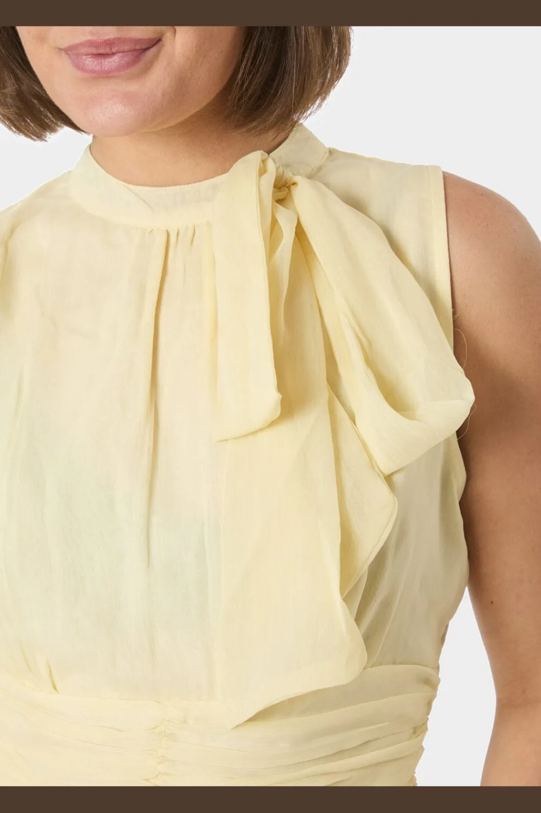 Neo Noir Nnansol Solid Chiffon Top 166671 | T-Shirts & Toppar