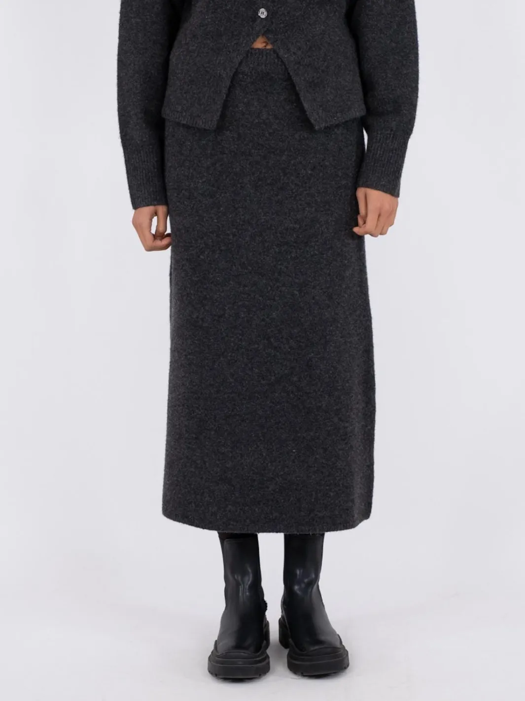 Neo Noir Nnashanti Knit Skirt 161724 | Kjolar