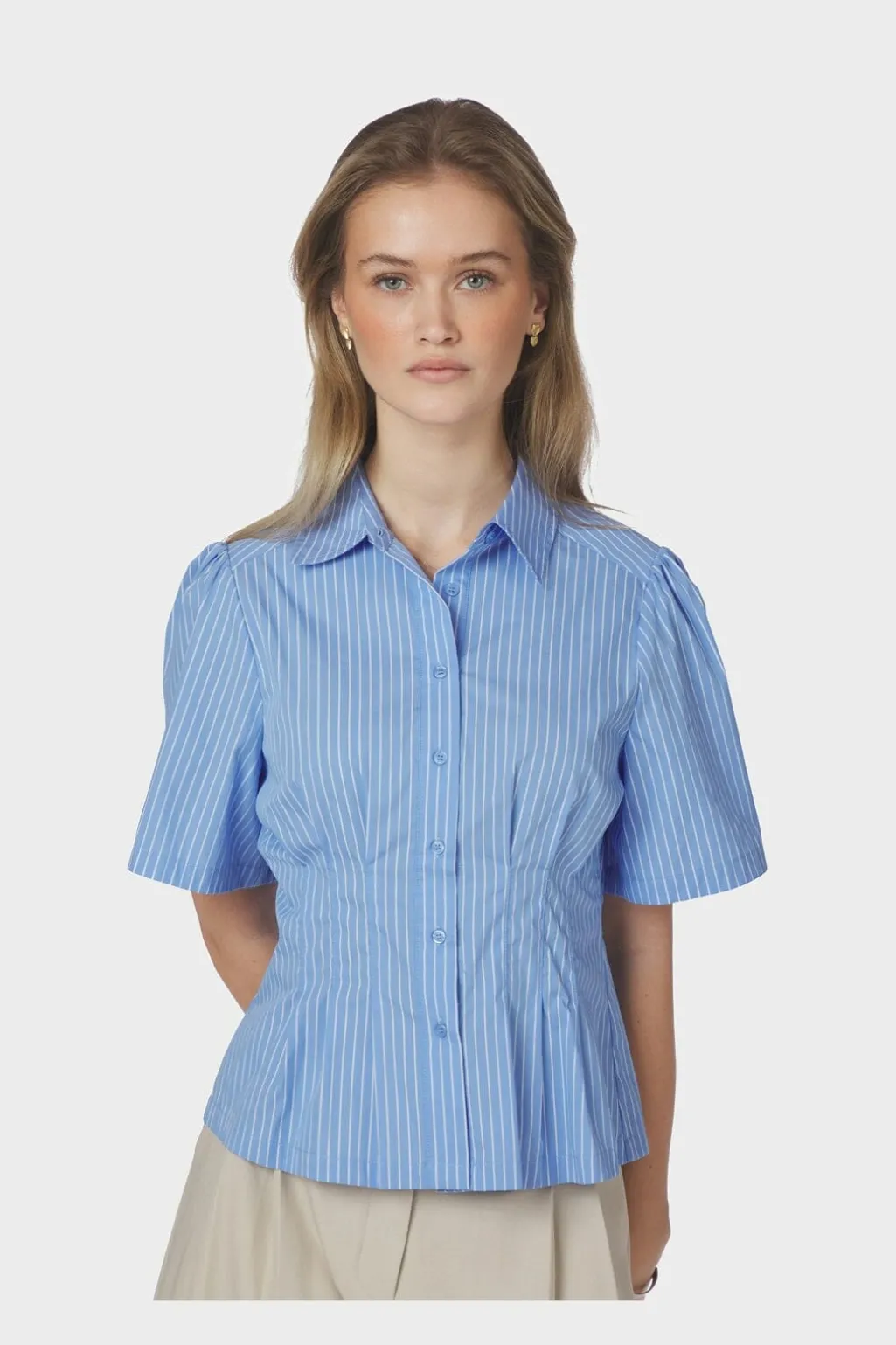 Nnbalara Stripe Poplin Shirt 169049
