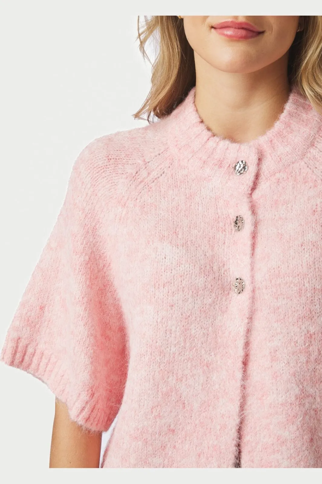 Neo Noir Nnbenuta Fluffy Knit Cardigan 165816 | Cardigans