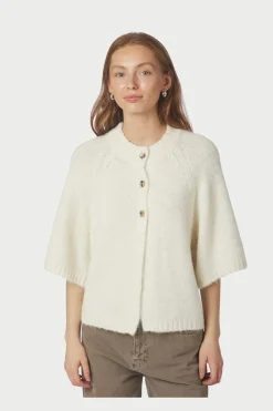Neo Noir Nnbenuta Fluffy Knit Cardigan 165816 | Cardigans