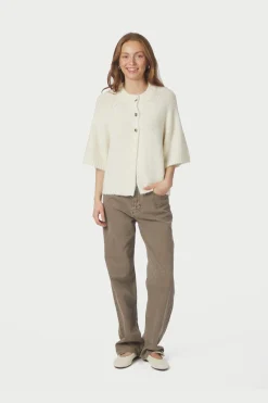Neo Noir Nnbenuta Fluffy Knit Cardigan 165816 | Cardigans