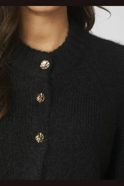 Neo Noir Nnbenuta Fluffy Knit Cardigan 165816 | Cardigans