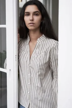 Neo Noir Nncamilla Contrast Blouse 164669 | Blusar & Skjortor