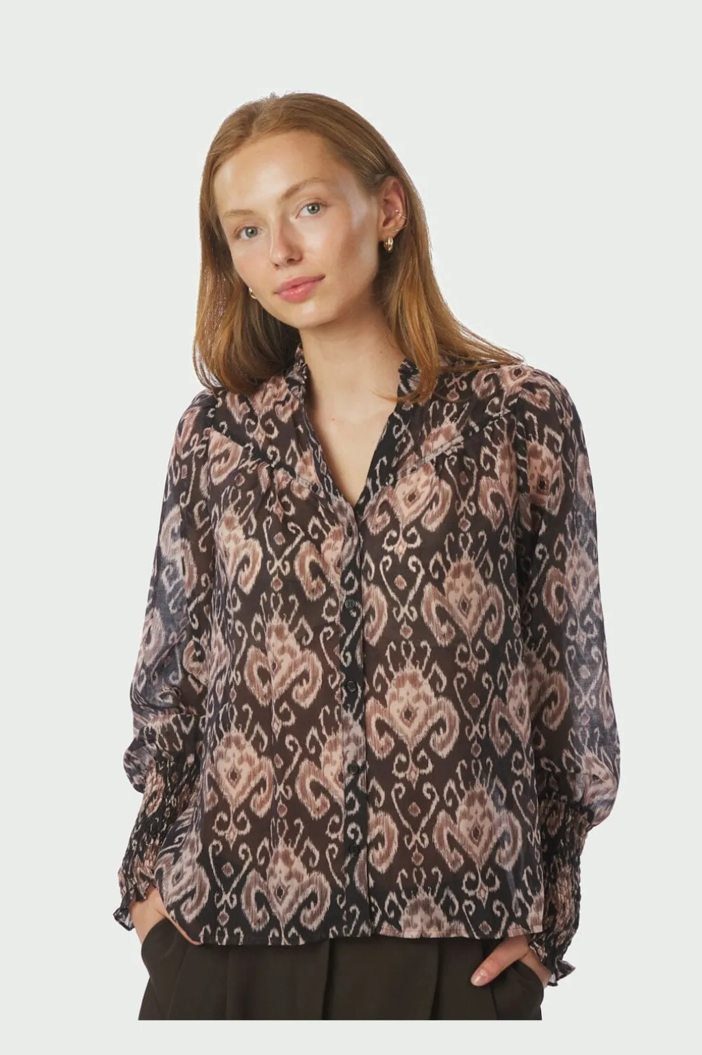 Nncamisa Print Blouse 167189