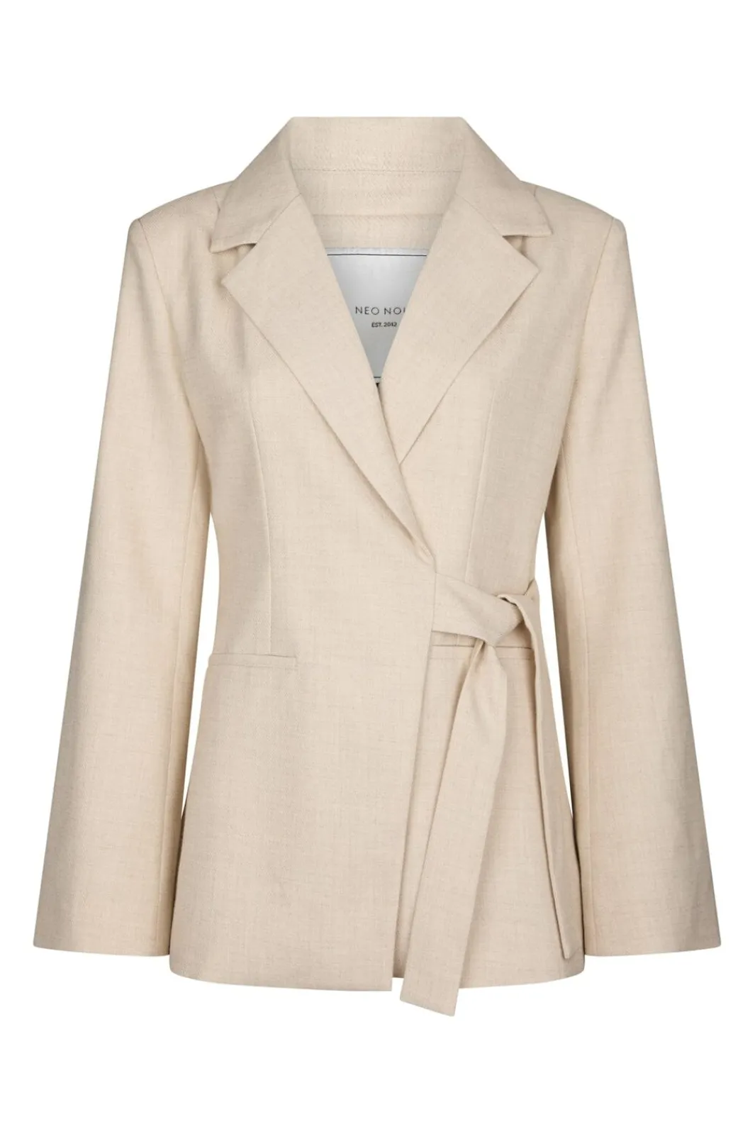 Neo Noir Nncarmia Melange Tie Blazer 168227 | Blazers