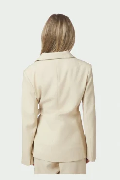 Neo Noir Nncarmia Melange Tie Blazer 168227 | Blazers