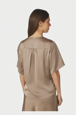 Neo Noir Nncasadia Heavy Sateen Blouse 165695 | Blusar & Skjortor