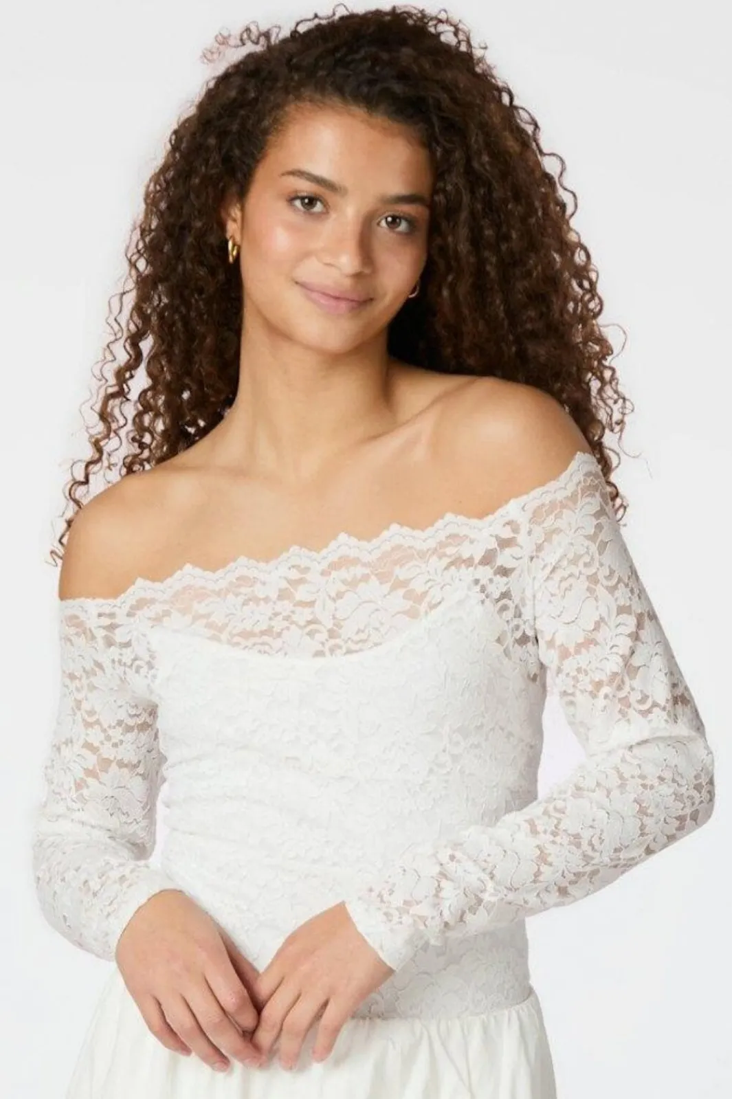 Neo Noir Nncasadi Lace Flower Blouse 162631 | Blusar & Skjortor