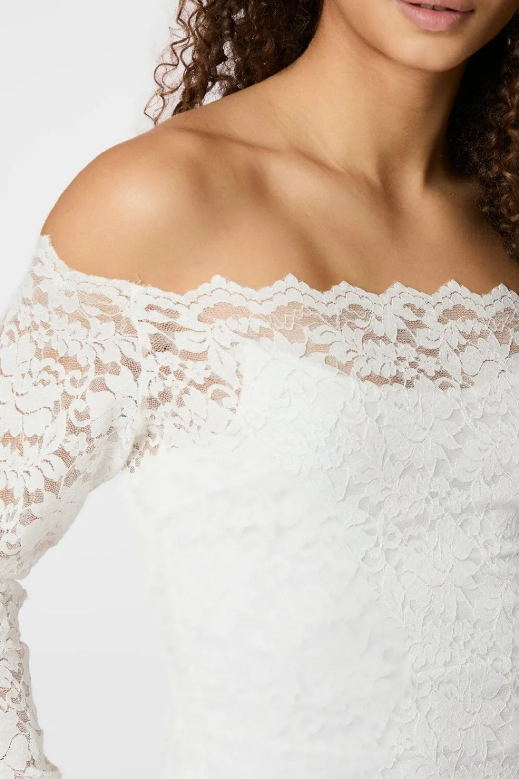 Neo Noir Nncasadi Lace Flower Blouse 162631 | Blusar & Skjortor