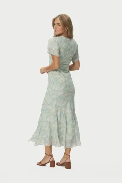 Neo Noir Nncelesse Print Chiffon Dress 167704 | Klänningar