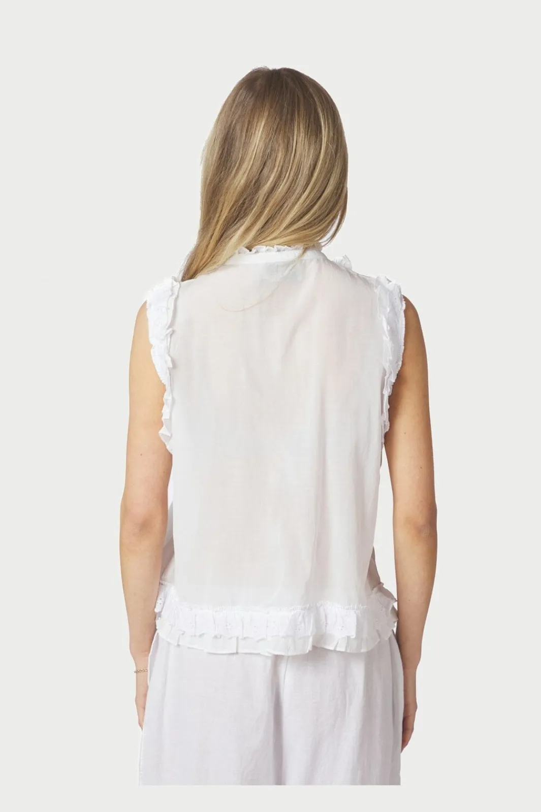 Neo Noir Nncelia Ruffle Top 168323 | T-Shirts & Toppar