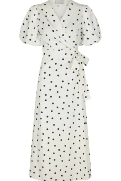Neo Noir Nnclarine Linen Dot Dress 170637 | Klänningar