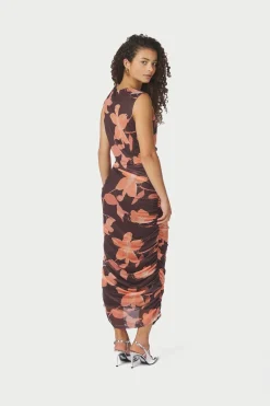 Neo Noir Nncorilina Flower Mesh Dress 168542 | Klänningar