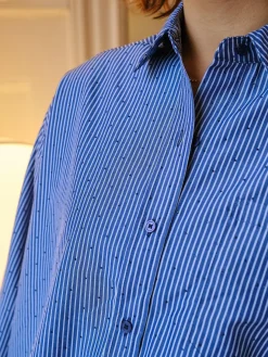 Neo Noir Nndalma B Stripe Stone Shirt 164520 | Blusar & Skjortor