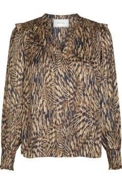 Neo Noir Nndavina Pattern Blouse 166259 | Blusar & Skjortor